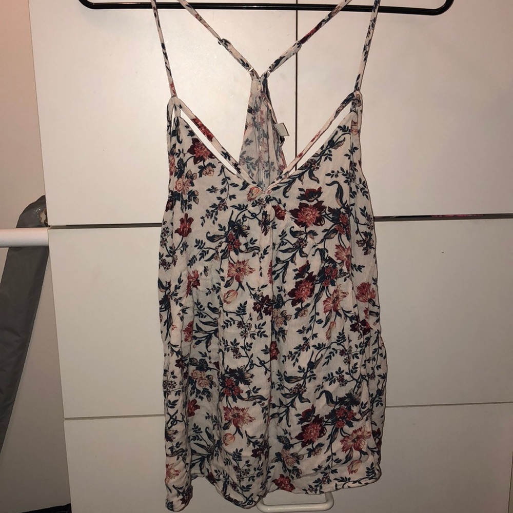 Floral tank top